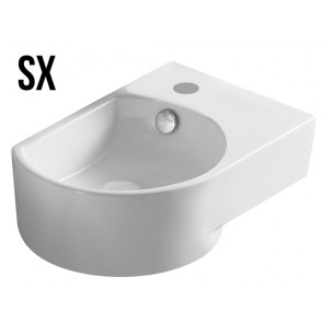 Lavabo a parete mod. lp92 cm 40.5 x 27 destro