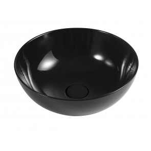 Lavabo d'appoggio slim mod. 02 dm 330 nero h140