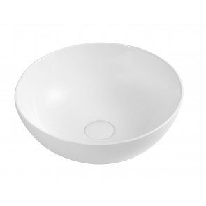 Lavabo d'appoggio slim mod. 02 dm 385 bianco h150