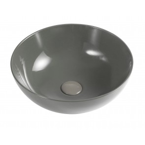 Lavabo d'appoggio slim mod. 02 dm 330 grigio cem h140