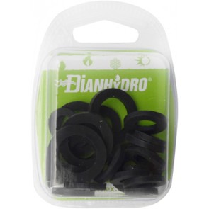Kit misto guarnizioni per raccordi sanit. in gomma t.m. blister pz.10x(3/8-1/2) +pz.5x(3/4)