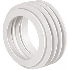 Morsetto per wc d. 55 bianco diam. int. 40/44 mm