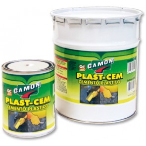 Cemento plastico "plast-cem" per riparazioni nero 5 kg