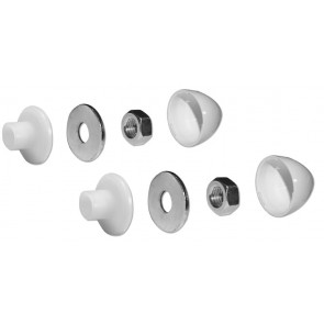 Coppia accessori per sanitari sospesi 