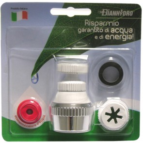 Snodovite completo di adattatore e guarnizione cromo