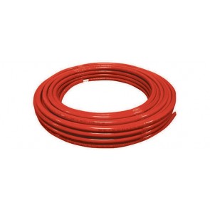 Tubo multi-dian sistema multistrato coibentato rosso rotolo 10 mt 16 x 2