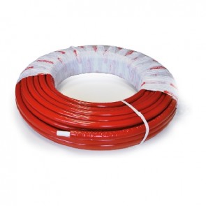 Tubo multistrato nicoll system coibentato rosso 16 x 2 