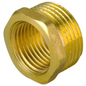 Riduzione mf in ottone giallo 3/8" x 1/4"