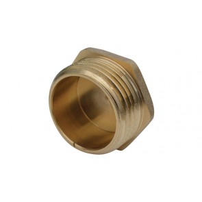 Tappo maschio ottone giallo ibp 1/2"