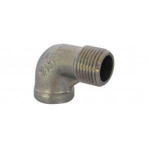 Gomito a 90° mf acciaio inox 1/2"