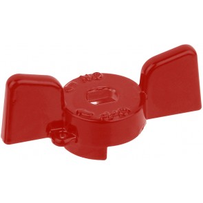 Farafalla alluminio rossa per valvole e rubinetti bugatti 1"1/4