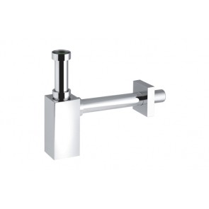 Sifone "piquadrato" per lavabo abs 1" 1/4 - 32x250 mm