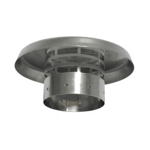 Cappello in acciaio inox lucido diam.80 diam.80