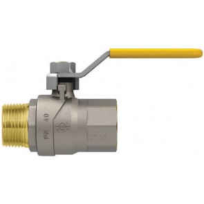 Valvola a sfera gas con leva futurgas mf 1"1/4