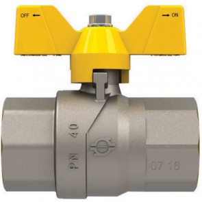 Valvola a sfera gas con farfalla futurgas ff 3/4"