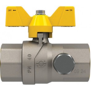 Valvola a sfera gas con farfalla futurgas ff 3/4"