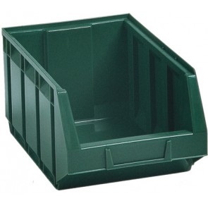 Contenitore in plastica bull 4 - mm 406x345x h164 verde lxpxh mm 406x345x164